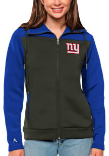 Antigua New York Giants Womens Blue Protect Medium Weight Jacket