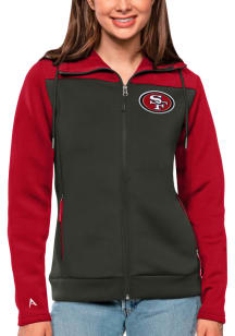 Antigua San Francisco 49ers Womens Red Protect Medium Weight Jacket