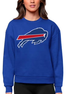 Antigua Buffalo Bills Womens Blue Full Front Victory Crew Sweatshirt