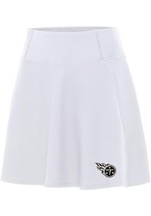 Antigua Tennessee Titans Womens White Carbon Chip Skort Skirt