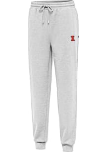 Mens Illinois Fighting Illini Grey Antigua Idol Sweatpants