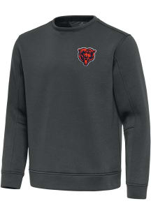 Antigua Chicago Bears Mens Grey Alternate Relevant Long Sleeve Crew Sweatshirt