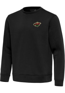 Antigua Minnesota Wild Mens  Relevant Long Sleeve Crew Sweatshirt