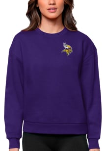Antigua Minnesota Vikings Womens Purple Victory Crew Sweatshirt