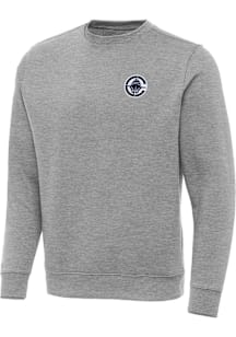 Antigua Los Angeles Clippers Mens Grey Victory Long Sleeve Crew Sweatshirt