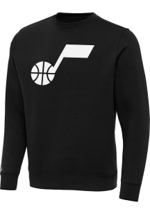 Antigua Utah Jazz Mens  Full Front Victory Long Sleeve Crew Sweatshirt