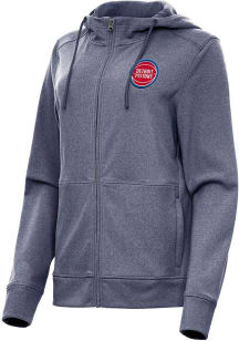 Antigua Detroit Pistons Womens Navy Blue Seeker Light Weight Jacket