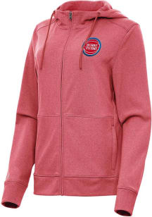Antigua Detroit Pistons Womens Red Seeker Light Weight Jacket