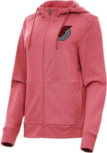Antigua Portland Trail Blazers Womens Red Seeker Light Weight Jacket