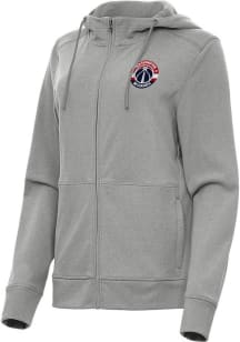 Antigua Washington Wizards Womens Grey Seeker Light Weight Jacket