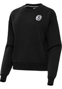 Antigua Brooklyn Nets Womens  Victory Crew Sweatshirt