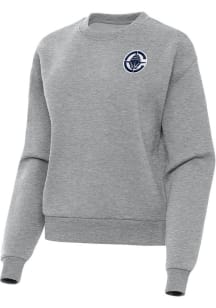Antigua Los Angeles Clippers Womens Grey Victory Crew Sweatshirt