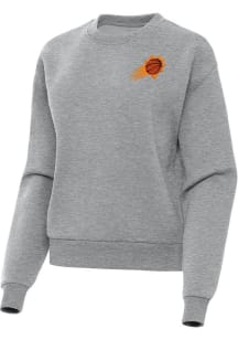 Antigua Phoenix Suns Womens Grey Victory Crew Sweatshirt