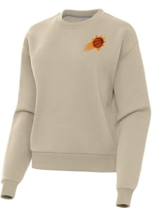 Antigua Phoenix Suns Womens Khaki Victory Crew Sweatshirt