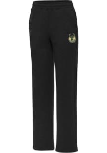 Antigua Milwaukee Bucks Womens Victory Black Sweatpants