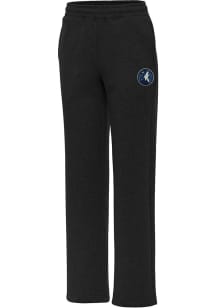 Antigua Minnesota Timberwolves Womens Victory Black Sweatpants