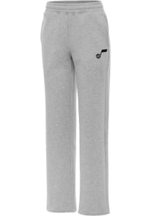 Antigua Utah Jazz Womens Victory Grey Sweatpants