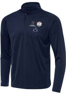 Mens Penn State Nittany Lions Navy Blue Antigua 2024 CFP Quarterfinal Fiesta Bowl Tribute Qtr Zi..