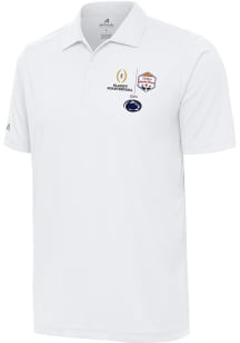 Mens Penn State Nittany Lions White Antigua 2024 CFP Quarterfinal Fiesta Bowl Tribute Short Slee..