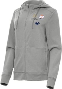 Womens Penn State Nittany Lions Grey Antigua 2024 CFP Quarterfinal Fiesta Bowl Seeker Light Weig..