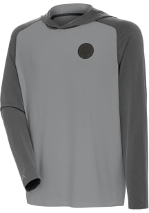 Antigua Montreal Impact Mens Grey Tonal Intrepid Long Sleeve Hoodie