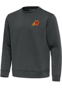 Antigua Phoenix Suns Mens Grey Relevant Long Sleeve Crew Sweatshirt