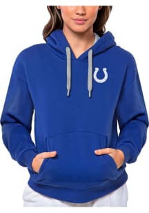 Antigua Indianapolis Colts Womens Blue Victory Hooded Sweatshirt