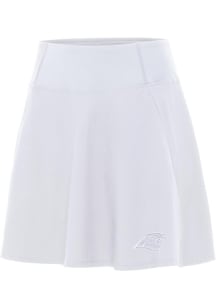 Antigua Carolina Panthers Womens White White Tonal Chip Skort Skirt