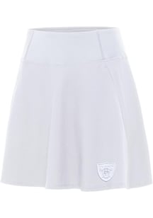 Antigua Las Vegas Raiders Womens White White Tonal Chip Skort Skirt