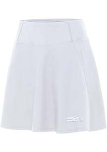 Antigua Seattle Seahawks Womens White White Tonal Chip Skort Skirt