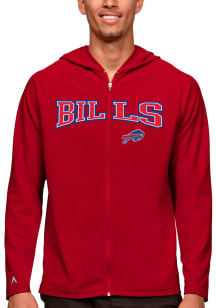 Antigua Buffalo Bills Mens Red Legacy Long Sleeve Full Zip Jacket