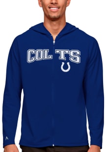 Antigua Indianapolis Colts Mens Blue Legacy Long Sleeve Full Zip Jacket