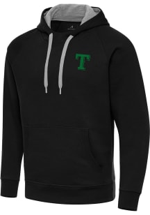 Antigua Texas Rangers Mens Black St Patrick's Day Tonal Victory Long Sleeve Hoodie