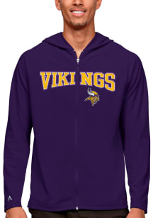 Antigua Minnesota Vikings Mens Purple Legacy Long Sleeve Full Zip Jacket