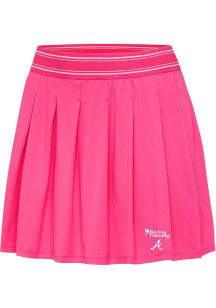 Antigua Atlanta Braves Womens Pink Spring Training Retro Skirt