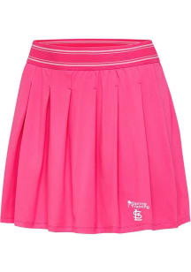 Antigua St Louis Cardinals Womens Pink Spring Training Retro Skirt