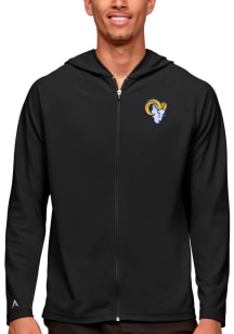 Antigua Los Angeles Rams Mens Black Icon Legacy Long Sleeve Full Zip Jacket