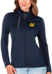 Antigua Cal Golden Bears Womens Navy Blue Generation Light Weight Jacket