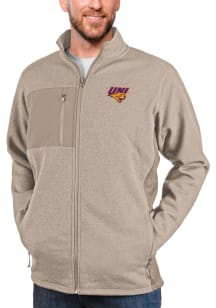 Antigua Northern Iowa Panthers Mens Oatmeal Course Medium Weight Jacket