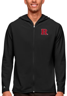 Antigua Rutgers Scarlet Knights Mens Black Legacy Long Sleeve Full Zip Jacket
