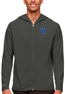 Antigua Villanova Wildcats Mens Grey Legacy Long Sleeve Full Zip Jacket