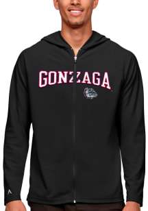 Antigua Gonzaga Bulldogs Mens Black Legacy Long Sleeve Full Zip Jacket