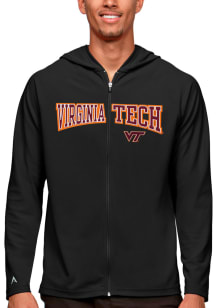 Antigua Virginia Tech Hokies Mens Black Legacy Long Sleeve Full Zip Jacket