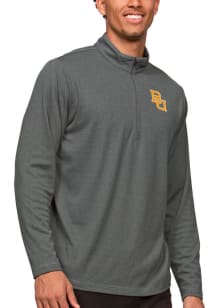 Antigua Baylor Bears Mens Charcoal Epic Long Sleeve 1/4 Zip Pullover