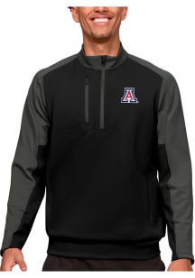 Antigua Arizona Wildcats Mens Black Team Long Sleeve 1/4 Zip Pullover