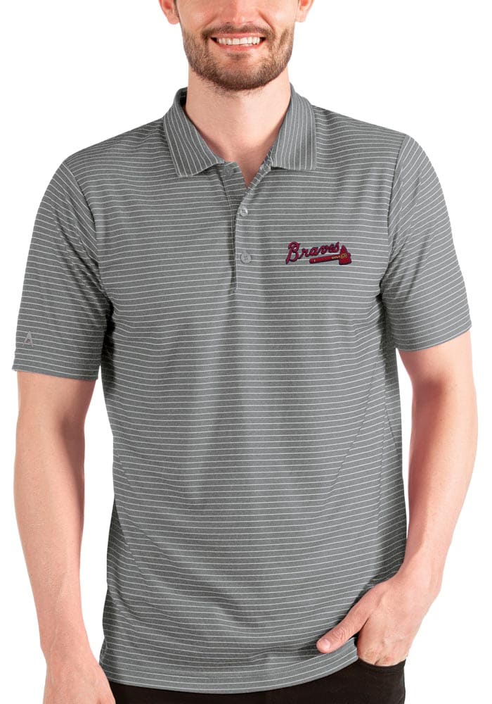 Men's Atlanta Braves Antigua Navy Tribute Polo