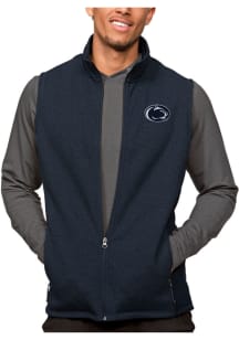 Antigua Penn State Nittany Lions Mens Navy Blue Course Sleeveless Jacket