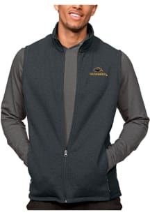 Antigua Southern Mississippi Golden Eagles Mens Charcoal Course Sleeveless Jacket
