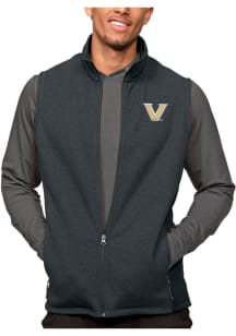 Antigua Vanderbilt Commodores Mens Charcoal Course Sleeveless Jacket