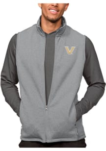 Antigua Vanderbilt Commodores Mens Grey Course Sleeveless Jacket